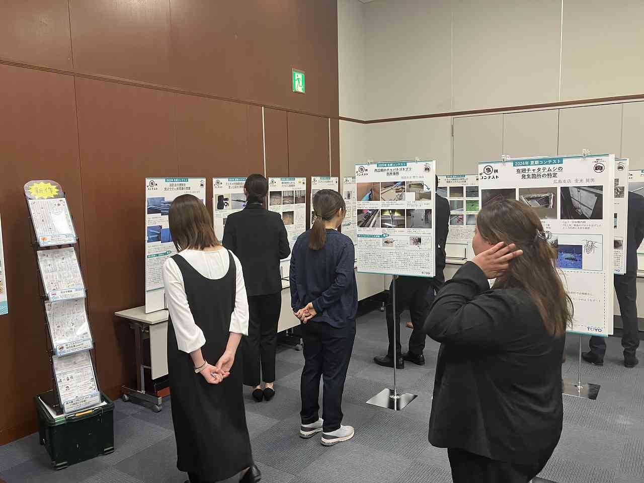 パネル展示風景