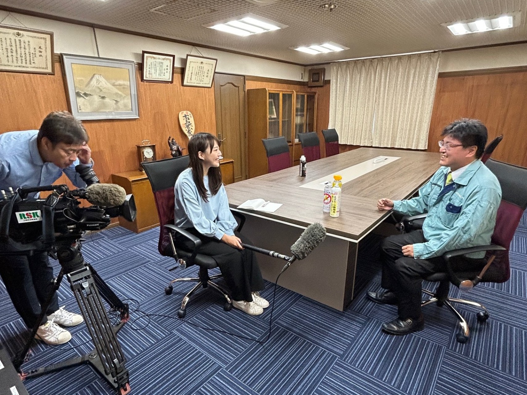取材の様子